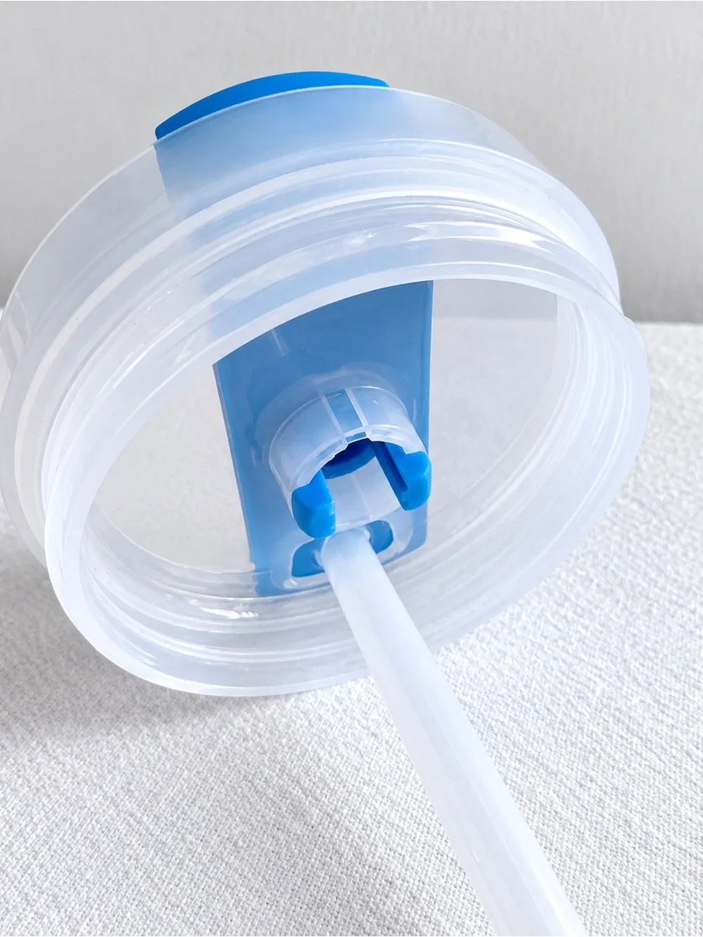 Stanley 40 oz Quencher Replacement Lid Blue Slider Clear Lid & Straw New